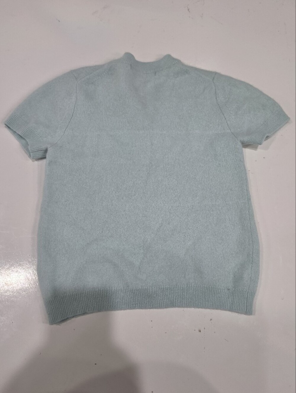 nwot Quince 100% Mongolian Cashmere Tee Mint Green NWOT Size S